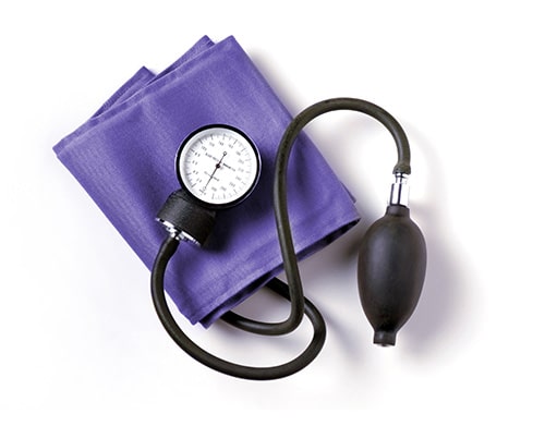 Purple blood pressure monitor for checking hypertension in children